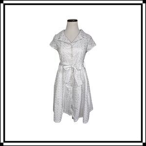 NWT!! Arielle Eyelet Dress, Size L (fits like Medium)